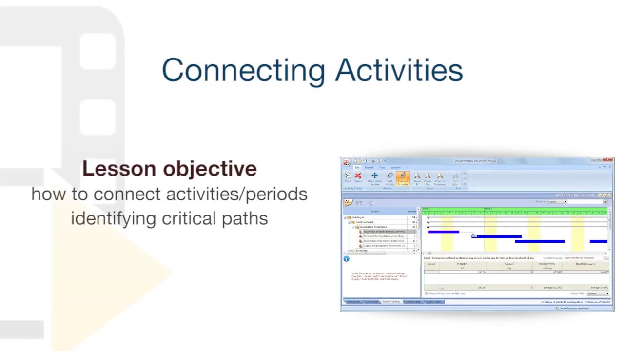 PriMus KRONO Tutorial - Connect Activities - ACCA software - YouTube