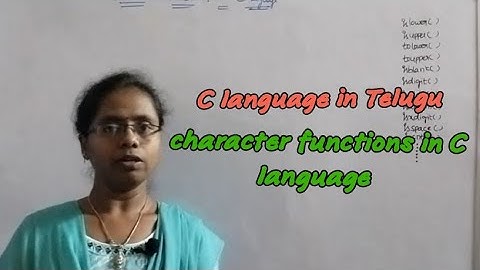 character functions in C language|@RC REDDY INSTITUTE OF TECHNOLOGY ATP BY JYOSHNA RANI DEVIREDDY|