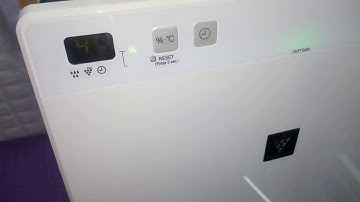 Test chức năng Tạo ẩm của máy lọc không khí , và tạo ẩm , Tạo ion SHARP KC-F30EV-W- LH.0944.677076