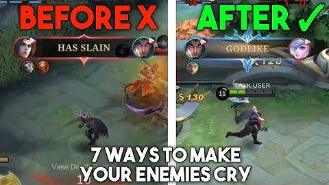 7 WAYS TO MAKE YOUR ENEMIES CRY USING YU ZHONG
