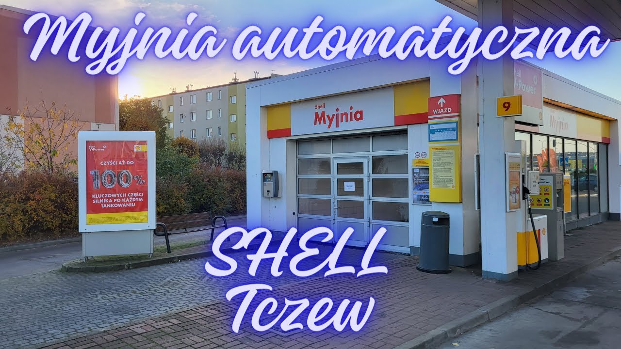 SHELL myjnia automatyczna Tczew, 3 kamery. CAR WASH YouTube
