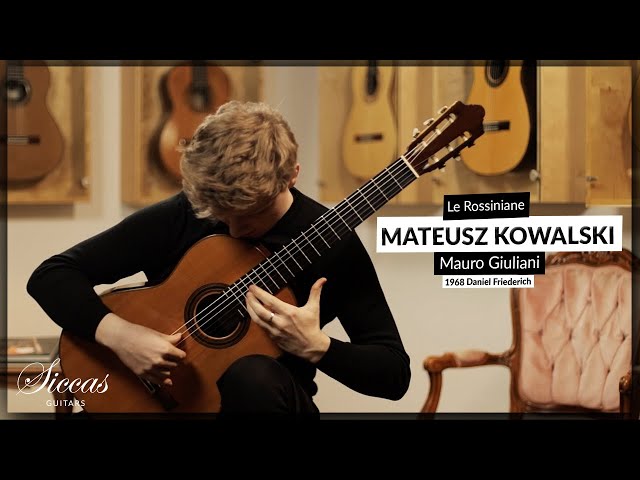 Mateusz Kowalski plays Le Rossiniane op.120 no. 2 on a 1968 D. Friederich