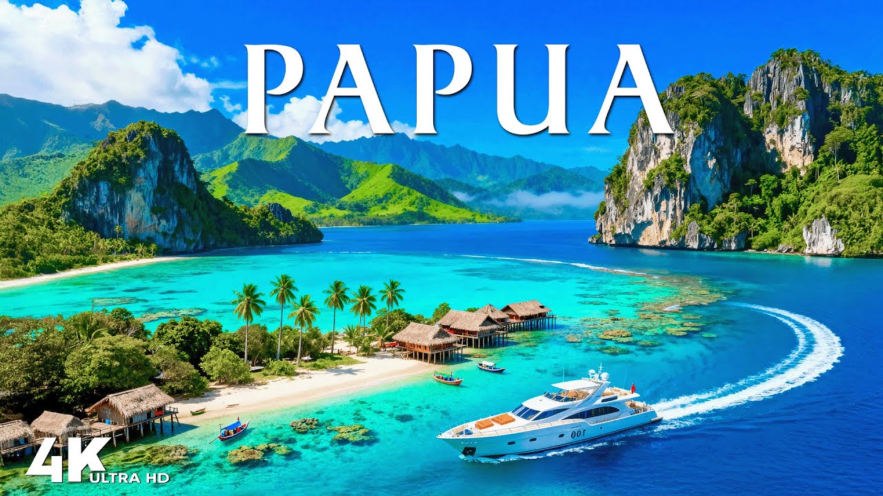 Papua 4K Drone Footage | Untouched Rainforests, Pristine Coastlines & Wild Nature Vibes UHD