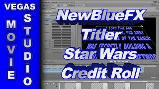 How to Create the Star Wars Credit Roll with New Blue Titler EX
