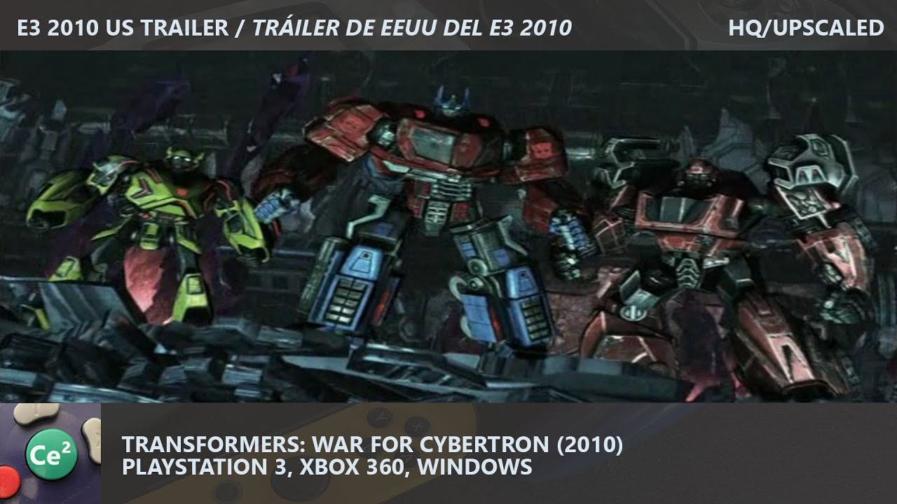 Transformers: War for Cybertron | PS3/X360/PC | 2010 | Video Game E3 2010 US Trailer | HQ/Upscaled