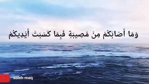 وما اصابكم من مصيبة فبما كسبت أيديكم ويعفو عن كثير  | سورة الشورى | محمد المنشاوي