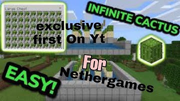 Cactus Farm For Nethergames Exclusive First On yt 😃
