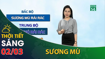 Thời tiết hôm nay 02/03/2023:Bắc Bộ trời nhiều mây, có sương mù rải rác | VTC14