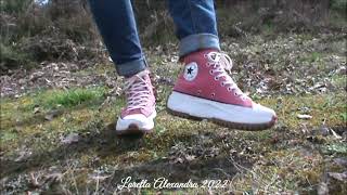 My new pink terracotta Converse Run Star Hike preview