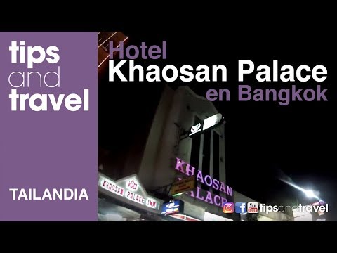 Hotel Khaosan Palace en Bangkok, Tailandia -  con alberca en el techo! en pleno Khao San Road
