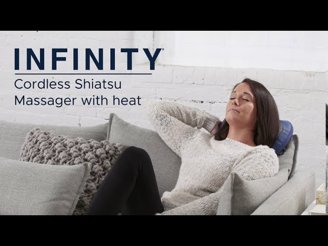 Infinity Cordless Shiatsu Neck & Back Massager with Heat