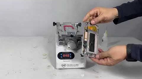 How to separate the frame from the Samsung lcd screen? TBK-988X Middle Frame Dismantling Machine