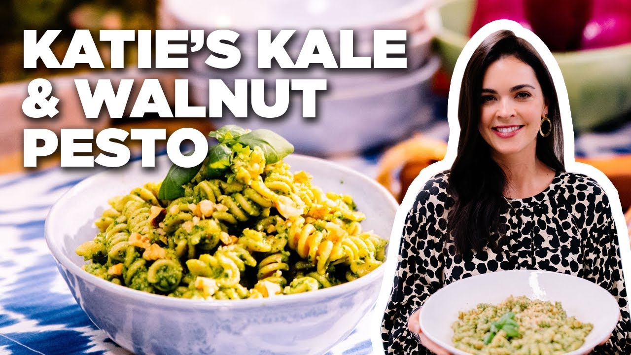 How to Make Kale and Walnut Pesto Pasta with Katie Lee | The Kitchen | Food Network