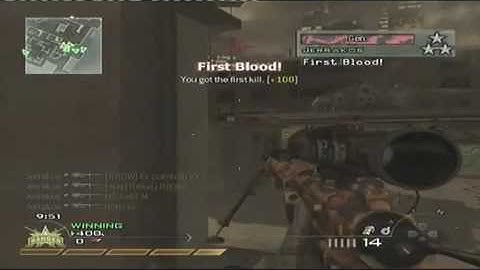 Mw2 :: 1 Bullet 4 Kills :: (Must Watch)