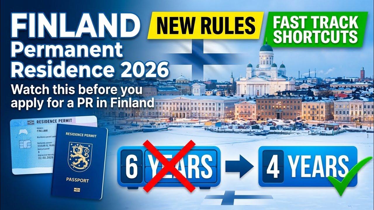 Большие изменения в получении вида на жительство в Финляндии в 2026 году! Новые иммиграционные пр...