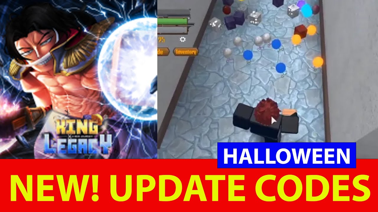King Legacy on X: Halloween Update 4.8 is HERE!!! #Roblox Code