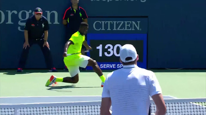 Best Shots of 2016: Francis Tiafoe vs John Isner