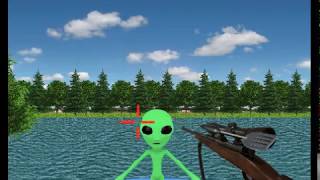 Mr. Grill's Alien Hunt 3D screenshot 3