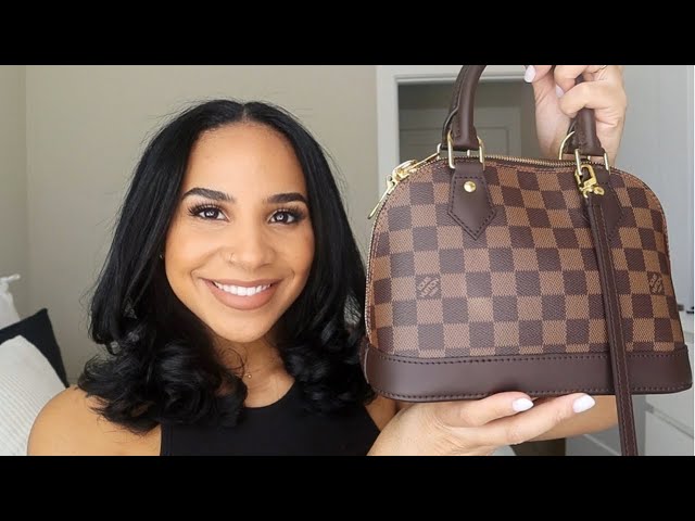 Louis Vuitton ALMA BB & Coach MINI SIERRA COMPARISON Honest & Thorough BAG  REVIEW:LOOKALIKE PEARLYAO 