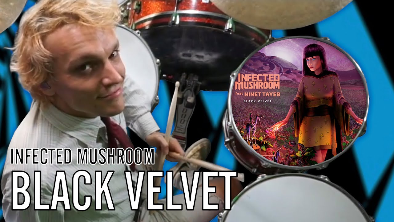 Infected Mushroom - Black Velvet | Office Drummer [First Time Hearing