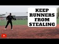 How To Keep Base Runners From Stealing