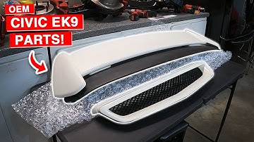 Project Civic EK Gets OEM EK9 Spoiler & Grill!