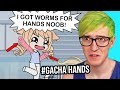 Earthworm Sally for HANDS?! | Reacting to Your #GachaHands Videos