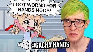 Earthworm Sally for HANDS?! | Reacting to Your #GachaHands Videos