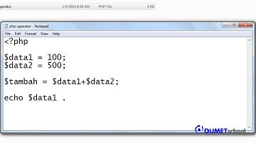 Belajar Operator di PHP
