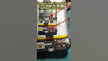 redmi 9a charging problem jumper solution #mobile_repairing_point #repair#shortsviral #shorts
