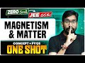 Magnetism And Matter One Shot - Complete Chapter &amp; PYQs | JEE 2026 | MPC | Telangana &amp; AP