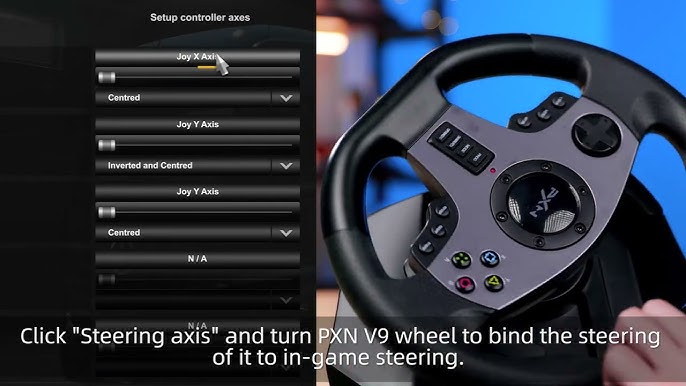 PXN V9 Gaming Steering Wheel Calibration Tutorial, 43% OFF