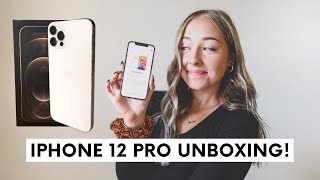 iPHONE 12 PRO UNBOXING | first impressions, camera test, \& more!