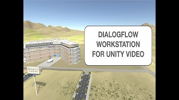 Dialogflow Workstation Integrates the Natural Language Processing of the Google Cloud with Unity 3D.