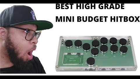 B1-MINI-DIY Ultra-Thin All Buttons Arcade Joystick Hitbox Style Fight Stick Controller