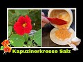 Kapuzinerkresse Kräutersalz Kressesalz Rezept | Gewürzsalz | Selbstversorgung Kresse