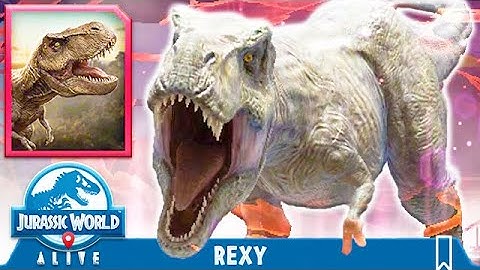 NEW LEGENDARY REXY UNLOCKED!!! (JURASSIC WORLD ALIVE)