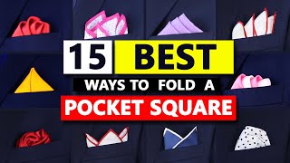 15 Best Ways to Fold a Pocket Square by defragmenteur 4,935 views 3 years ago 4 minutes, 59 seconds