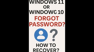 Windows11或Windows10登入密碼忘了麼辦? 刺蝟時刻