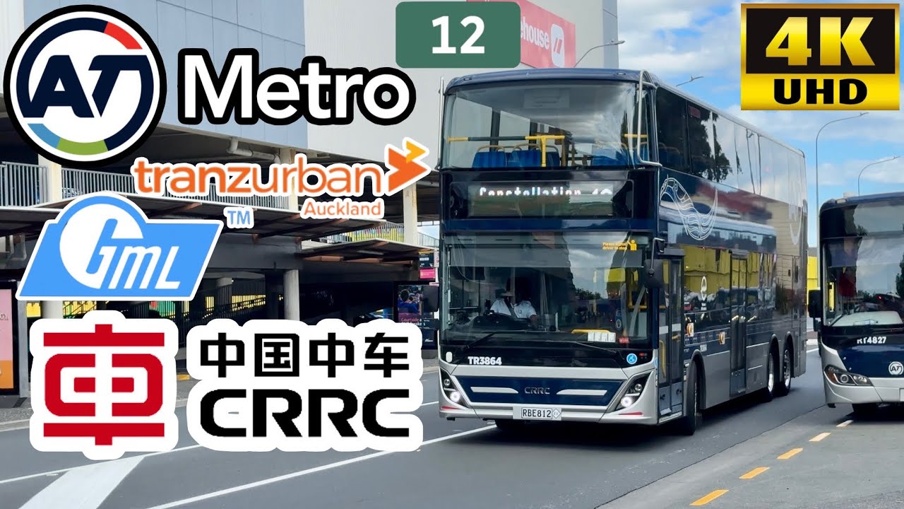 [Auckland Transport: 12 Henderson Station to Constellation via Hobsonville & Upper Harbour Motorway]