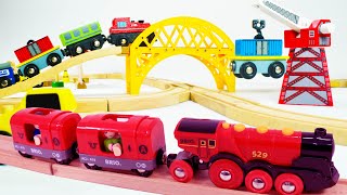 Dřevěné vláčky - Trains for Toddlers