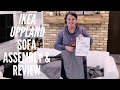 Uppland Sofa Ikea Assemble Review Loveseat Couch