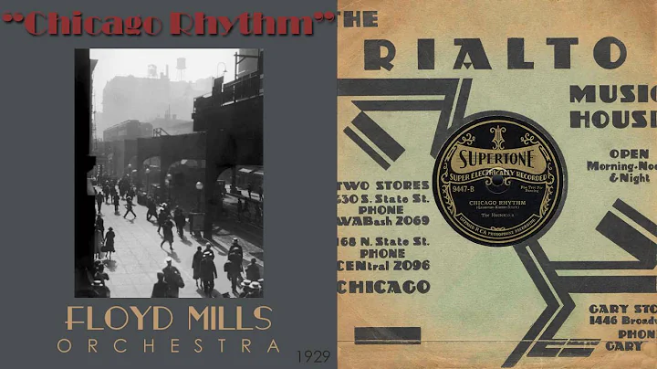 1929, Chicago Rhythm, Floyd Mills Orch. HD 78rpm