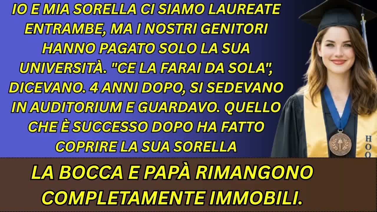 “Non puoi competere con tua sorella. Lei è speciale.” Mio padre pronunciò quelle parole il giorno in cui entrai al Politecnico con una borsa di studio, e io capii che per loro non sarei mai stato...
