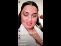 Рима Пенджиева в прямом эфире Instagram 09-11-2018