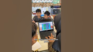 Kerandoman anak sd kalau belajar pake laptop #shorts