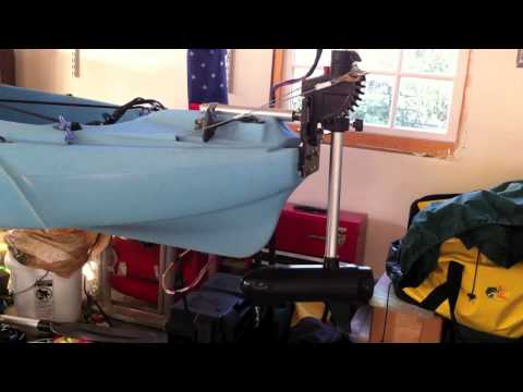 Kayak Trolling Motor - YouTube