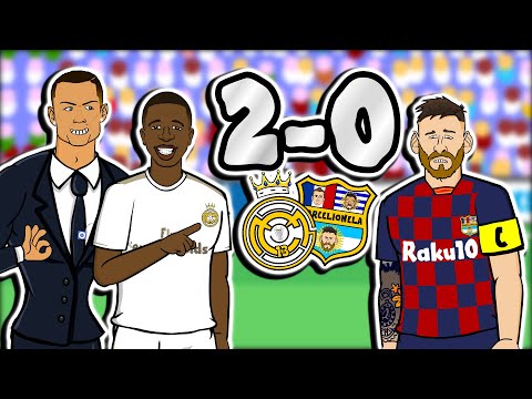 El Clasico - Real Madrid win 2-0! (Feat Vinicius, Mariano & Ronaldo Barcelona Goals Highlights)