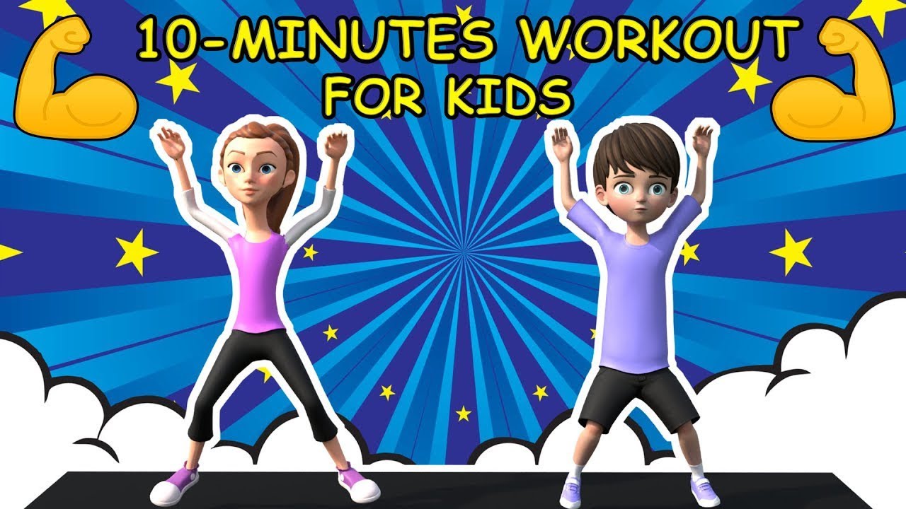 10 Minutes Fun Exercise for Kids