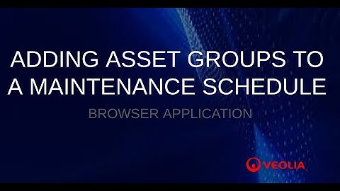 Learn how to add asset groups to your maintenance schedule within the Kloudgin application